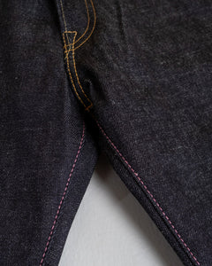 0906-V 15.7 oz Zimbabwe Cotton Wide Straight Jeans from Momotaro Jeans - photo №9. New Jeans at meadowweb.com