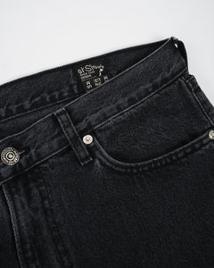 101 DAD'S FIT DENIM PANTS BLACK STONE from orSlow - photo №4. New Jeans at meadowweb.com