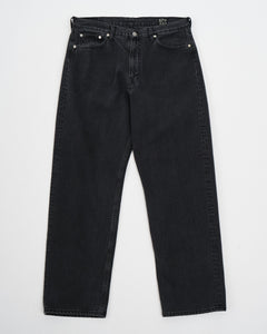 101 DAD'S FIT DENIM PANTS BLACK STONE from orSlow - photo №1. New Jeans at meadowweb.com