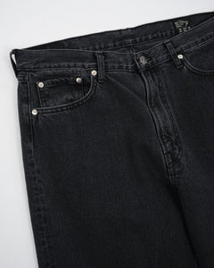 101 DAD'S FIT DENIM PANTS BLACK STONE from orSlow - photo №2. New Jeans at meadowweb.com