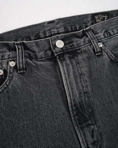 107 IVY FIT BLACK DENIM STONE WASH from orSlow - photo №13. New Jeans at meadowweb.com