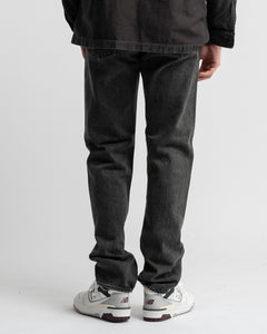 107 IVY FIT BLACK DENIM STONE WASH from orSlow - photo №6. New Jeans at meadowweb.com