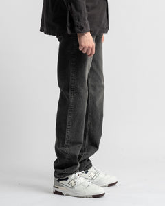 107 IVY FIT BLACK DENIM STONE WASH from orSlow - photo №7. New Jeans at meadowweb.com