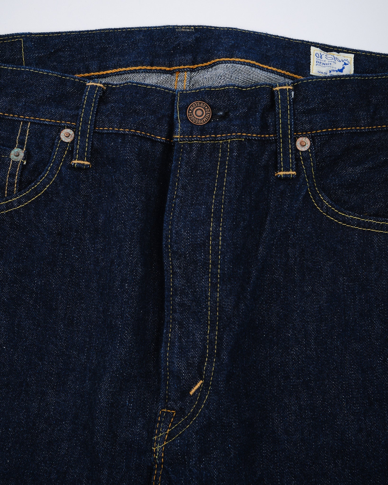 107 IVY FIT SELVEDGE DENIM ONE WASH - Meadow