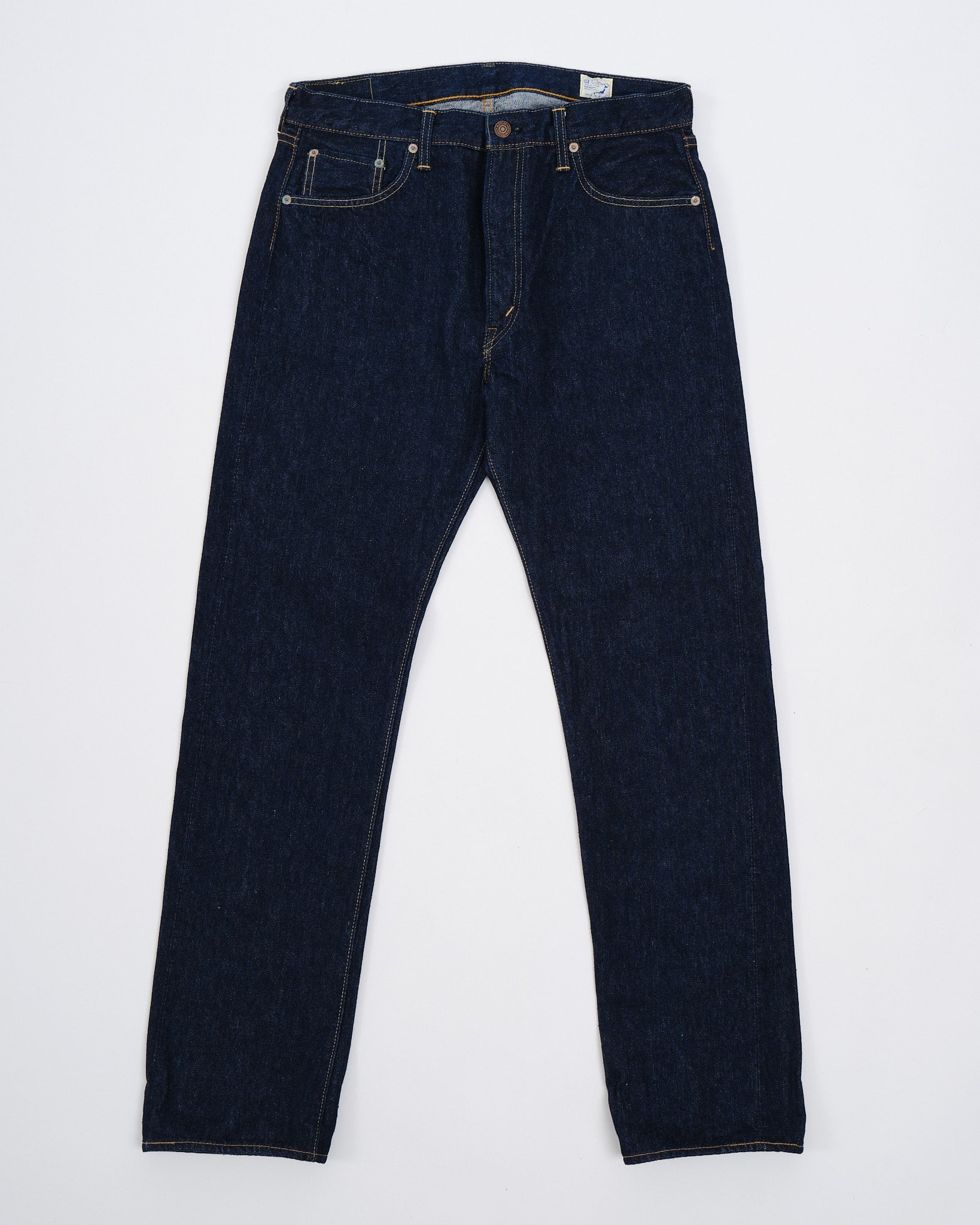 107 IVY FIT SELVEDGE DENIM ONE WASH - Meadow