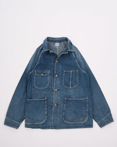 1950'S COVERALL DENIM USED WASH from orSlow - photo №3. New Jackets at meadowweb.com