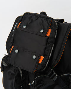 Tanker Rucksack Black + from Porter by Yoshida - photo №6. New Bags at meadowweb.com