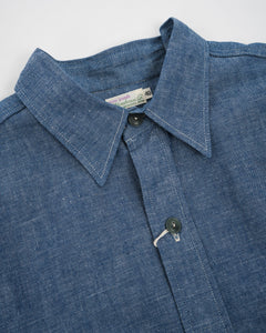 3044 USN Chambray Shirt Sax from Warehouse & Co - photo №3. New Shirts at meadowweb.com