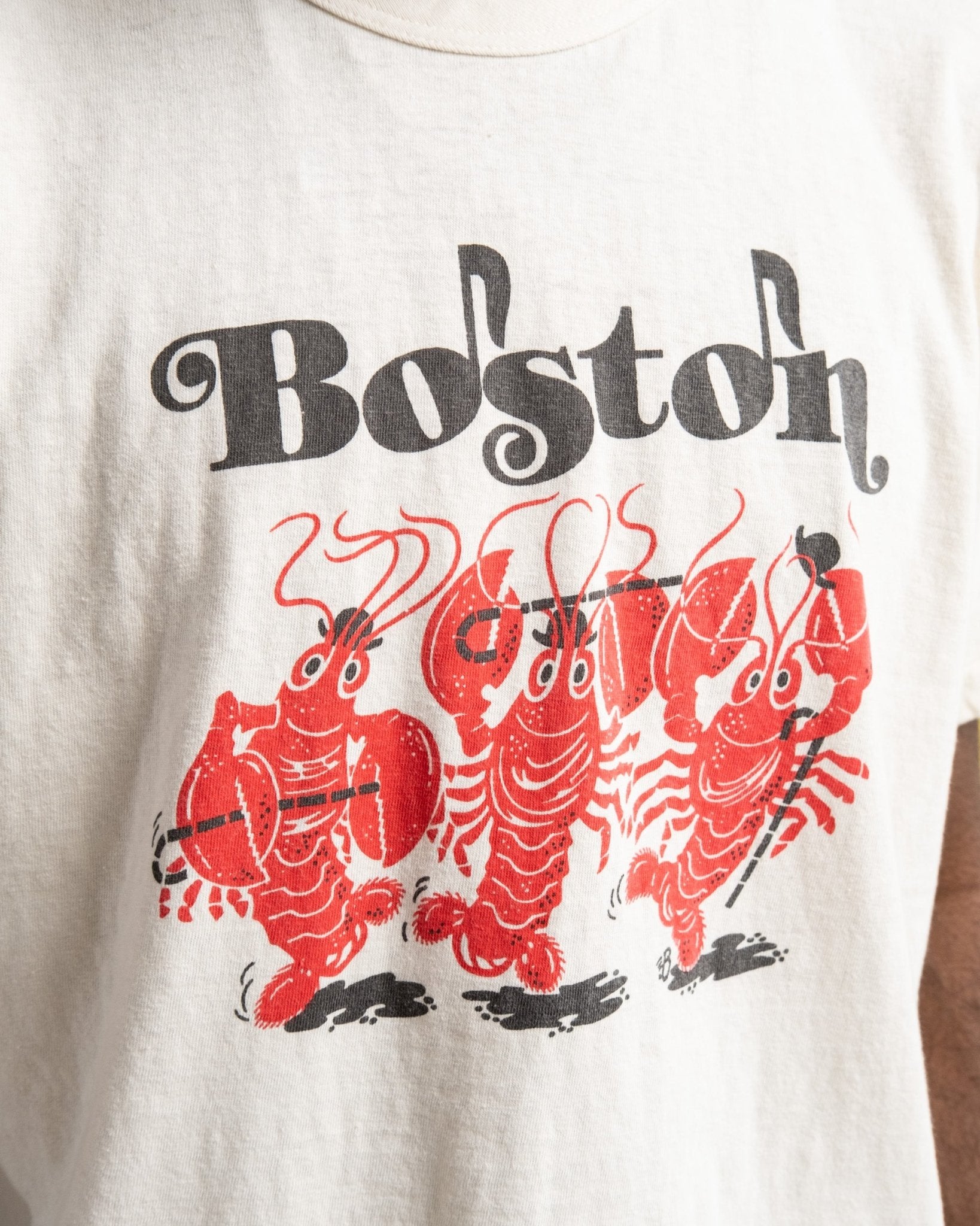 4064 Boston T-shirt Cream - Meadow