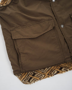 60/40 CLOTH REVERSIBLE VEST ARMY GREEN from orSlow - photo №3. New Vests at meadowweb.com