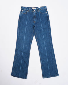 70s Cut Mid Blue Crease Denim from Our Legacy - photo №1. New Jeans at meadowweb.com
