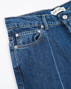 70s Cut Mid Blue Crease Denim from Our Legacy - photo №6. New Jeans at meadowweb.com