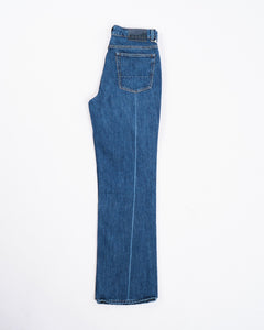 70s Cut Mid Blue Crease Denim from Our Legacy - photo №2. New Jeans at meadowweb.com