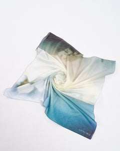 90CM VOILE SCARF Breeze Flower Print from Our Legacy - photo №1. New Scarfs at meadowweb.com