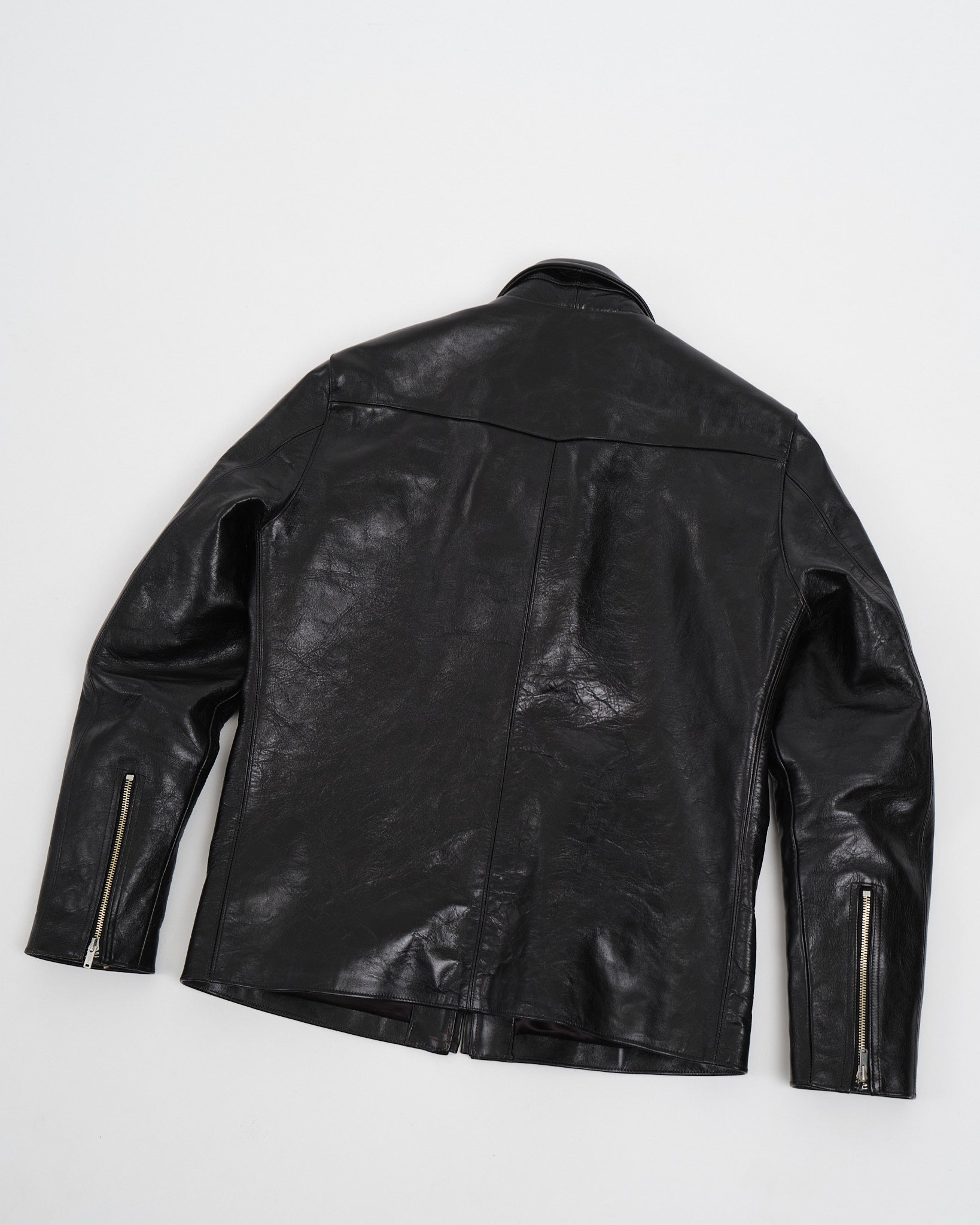 Alonzo Jacket ACJK019 Horsehide Black by Fine Creek Leathers - Meadow
