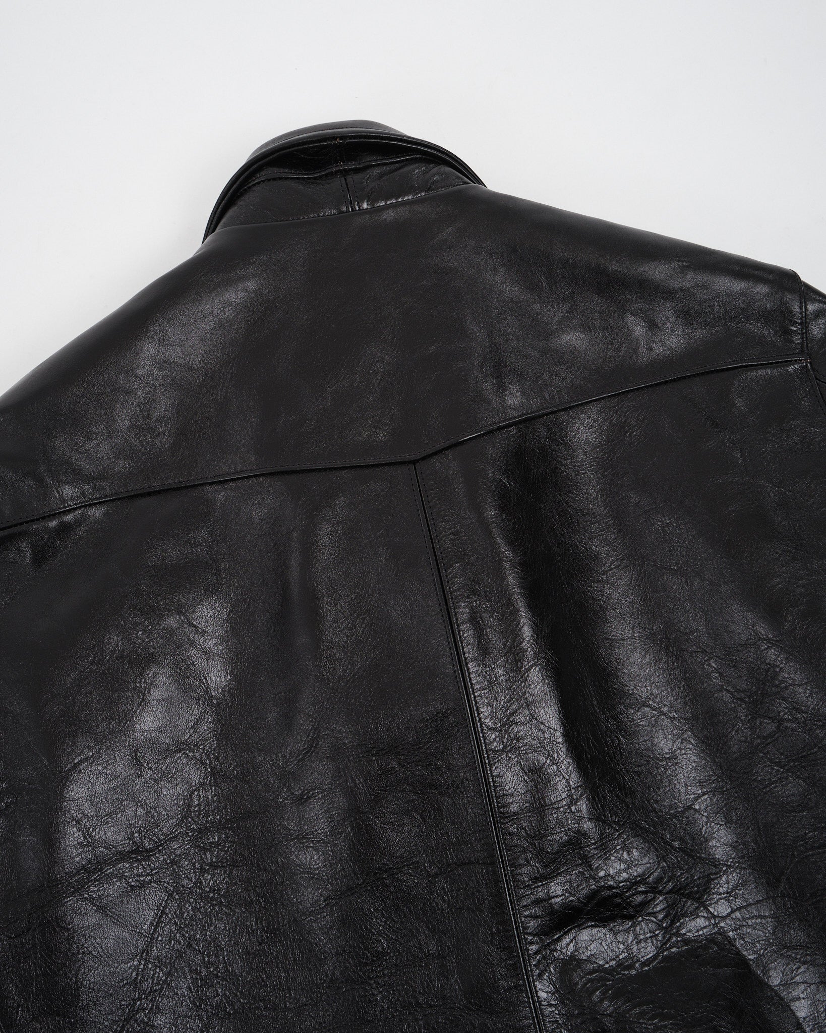 Alonzo Jacket ACJK019 Horsehide Black by Fine Creek Leathers - Meadow