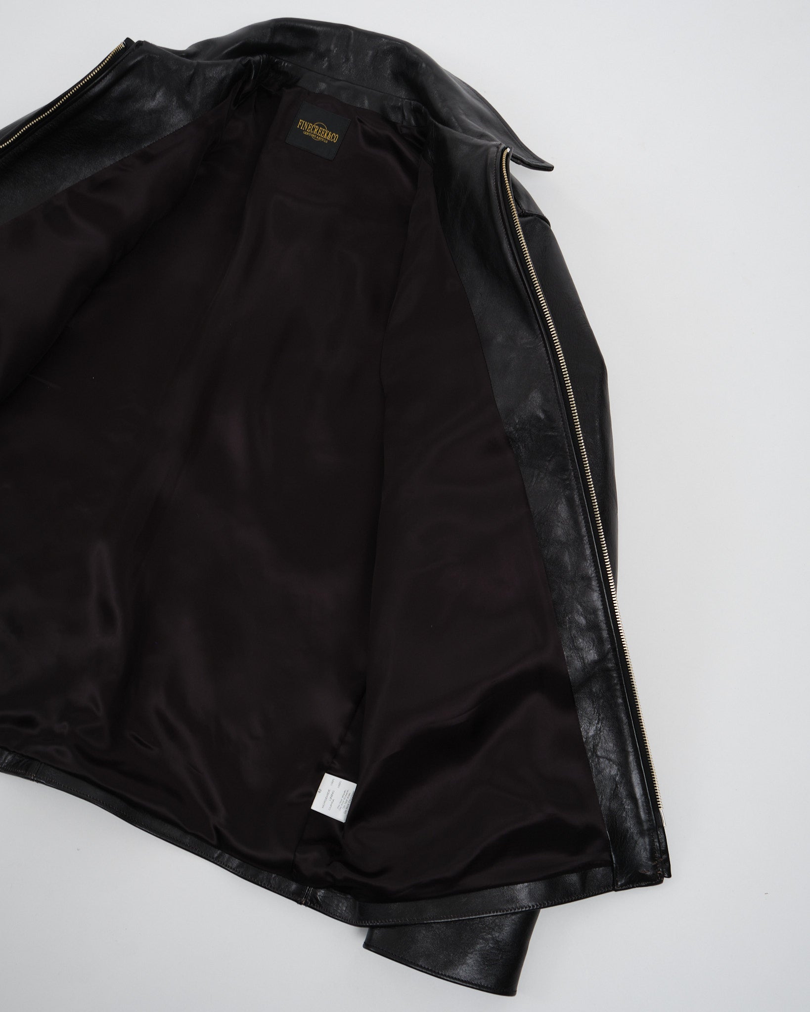 Atlast&co leather togs black horsehide Iron Heart Horsehide