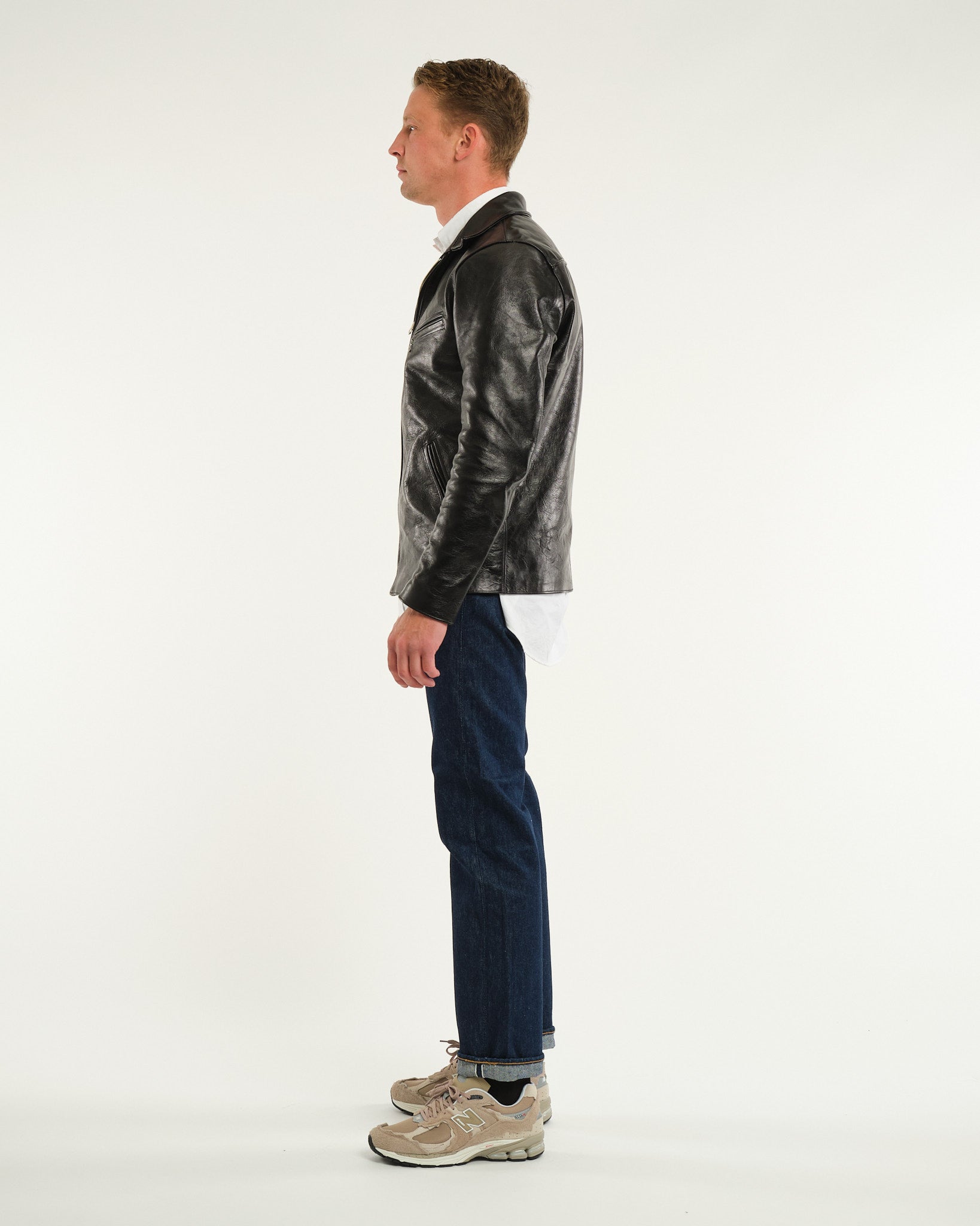 Alonzo Jacket ACJK019 Horsehide Black by Fine Creek Leathers - Meadow