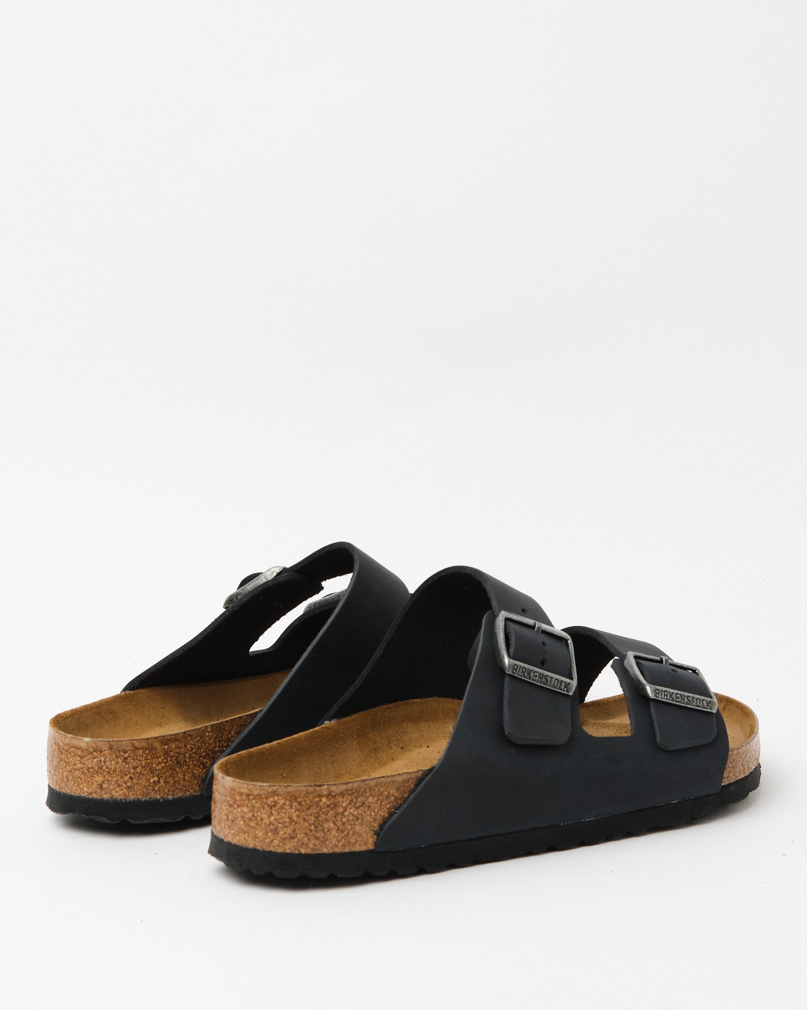 Arizona Soft Footbed Oiled Leather Black - Meadow