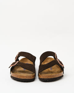 Arizona Soft Footbed Suede Mocca from Birkenstock - photo №3. New Footwear at meadowweb.com