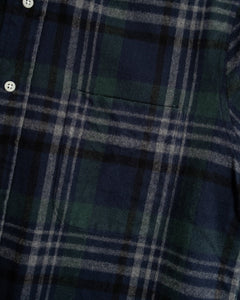 Blackwatch Melange Shaggy Flannel from Gitman Vintage - photo №4. New Shirts at meadowweb.com