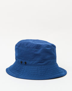 Bucket Hat Cobalt Dense Liquid Nylon from Our Legacy - photo №3. New Headwear at meadowweb.com