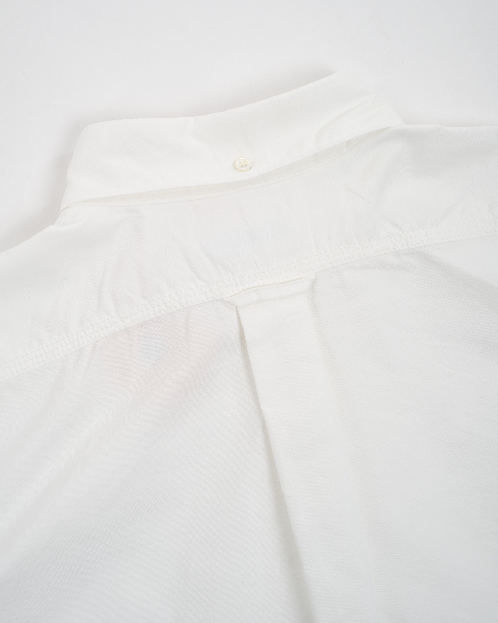 Button Down Wind Shirt White - Meadow