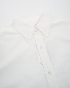Button Down Wind Shirt White from Nanamica - photo №3. New Shirts at meadowweb.com