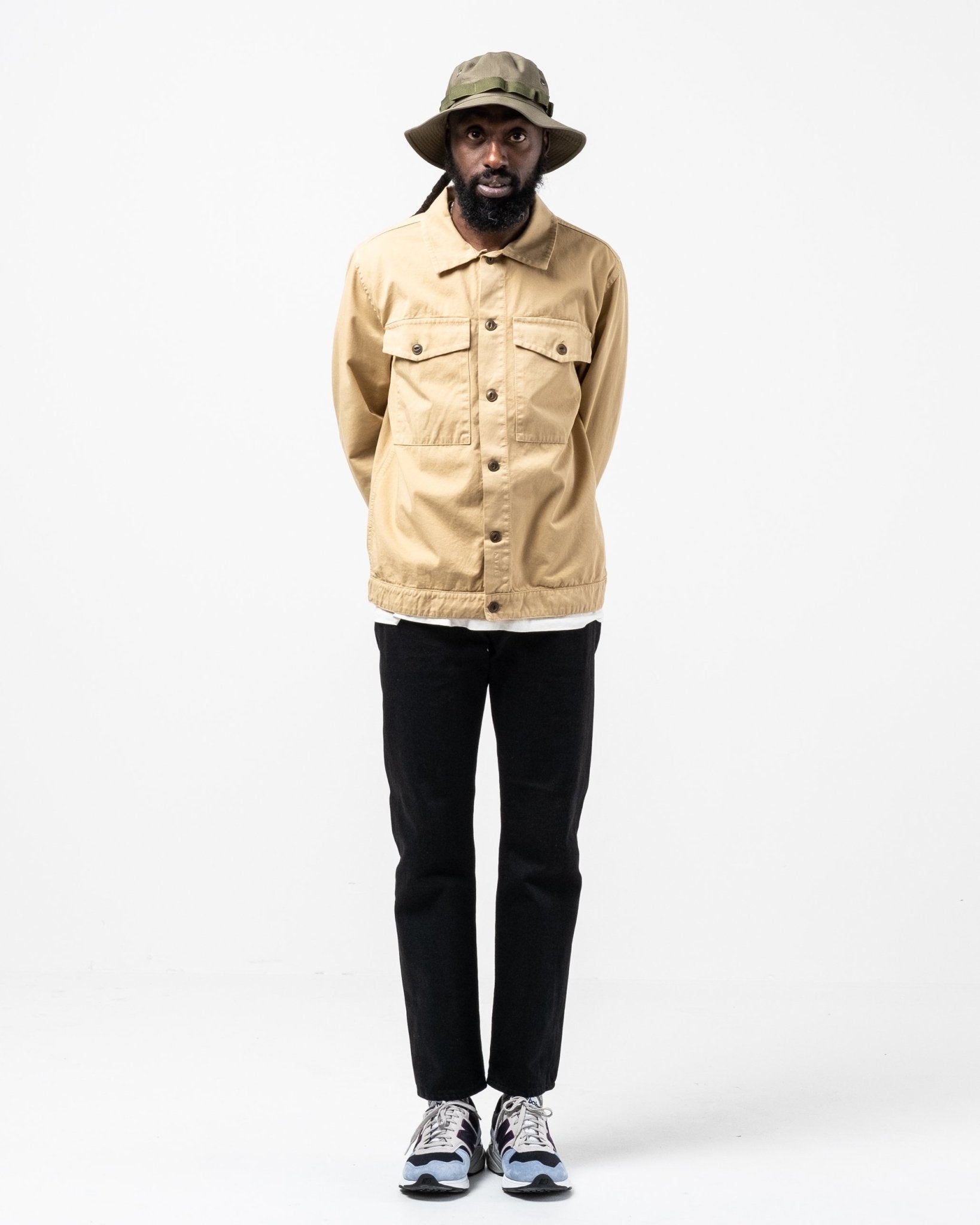 Colin Utility Overshirt Oat - Meadow