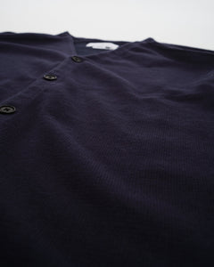 Cotton Cashmere Cardigan Navy from Nanamica - photo №3. New Cardigans at meadowweb.com