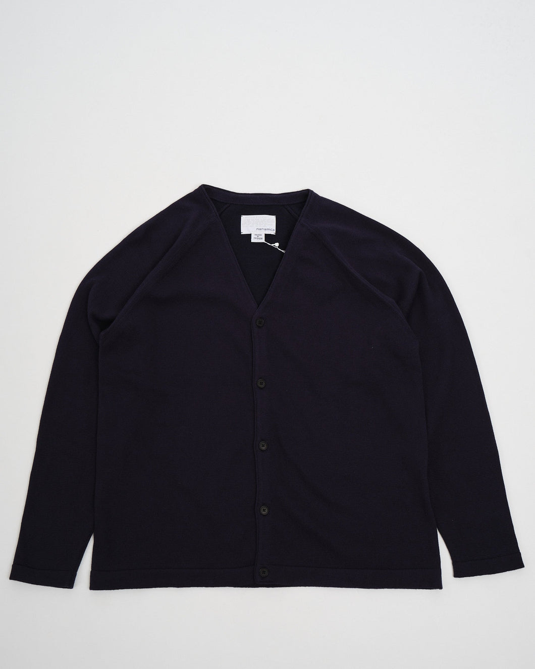 Cotton Cashmere Cardigan Navy - Meadow