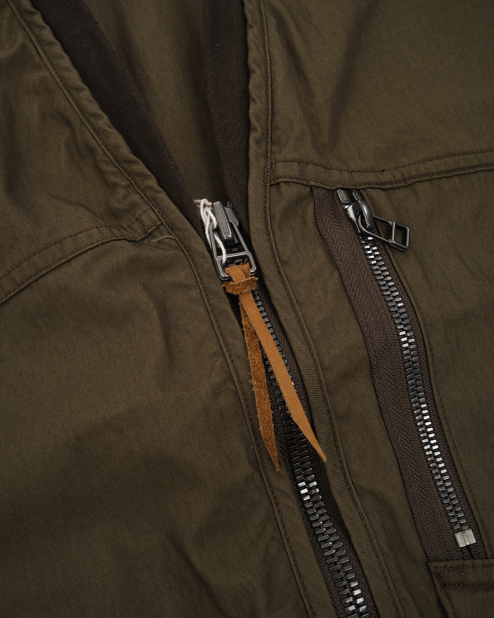 Cotton Nylon Utility Vest Army Green by orSlow - Meadow