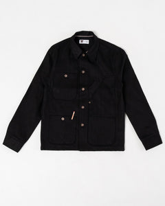 Coverall Jacket 13.5 oz Black Selvage from Tellason - photo №1. New Jackets at meadowweb.com
