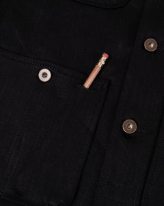Coverall Jacket 13.5 oz Black Selvage from Tellason - photo №4. New Jackets at meadowweb.com