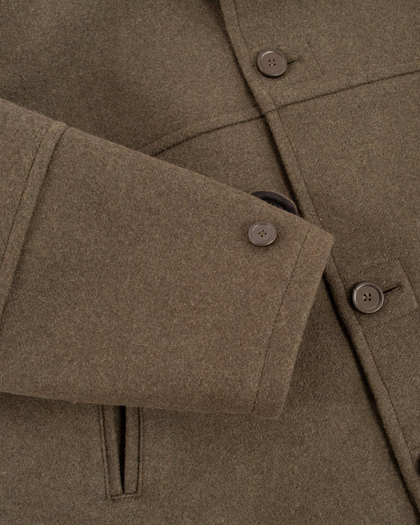 Duffle Moss Green Abbey Melton by Our Legacy - Meadow