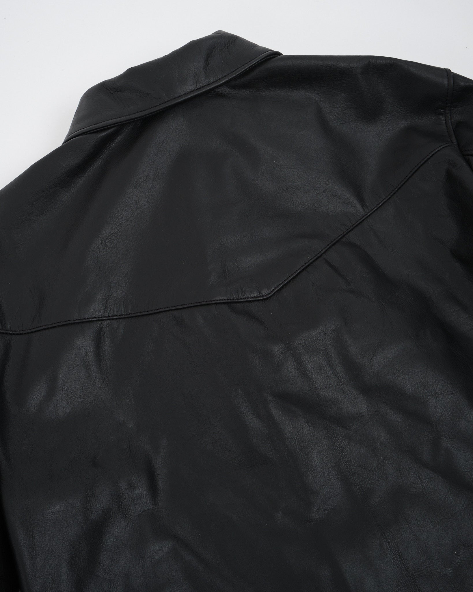 Eddy Rider Leather Jacket Black - Meadow