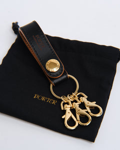 Film Key Holder Black from Porter by Yoshida - photo №4. New Bags at meadowweb.com