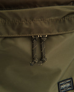 Force Sling Shoulder Bag Olive Drab from Porter by Yoshida - photo №6. New Bags at meadowweb.com