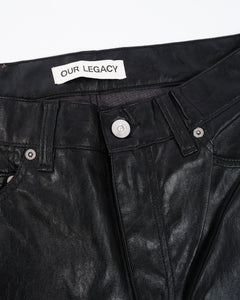 Formal Moto Cut Cageian Black Fake Leather from Our Legacy - photo №5. New Jeans at meadowweb.com