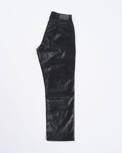 Formal Moto Cut Cageian Black Fake Leather from Our Legacy - photo №1. New Jeans at meadowweb.com
