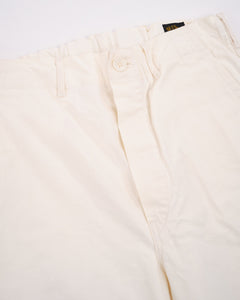 FRENCH WORK PANTS ECRU from orSlow - photo №7. New Trousers at meadowweb.com