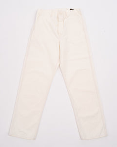 FRENCH WORK PANTS ECRU from orSlow - photo №5. New Trousers at meadowweb.com
