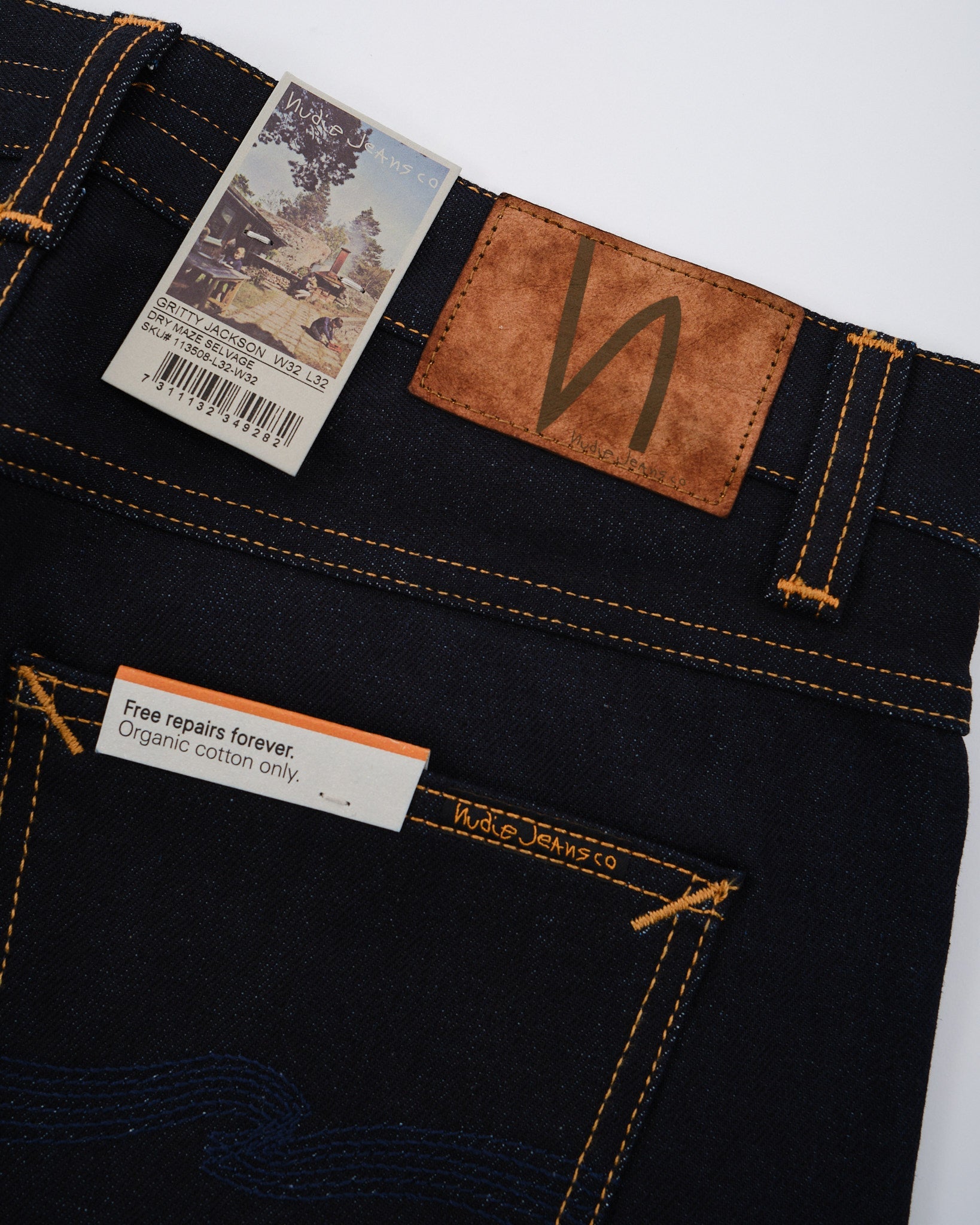 Gritty Jackson Dry Maze Selvage - Meadow