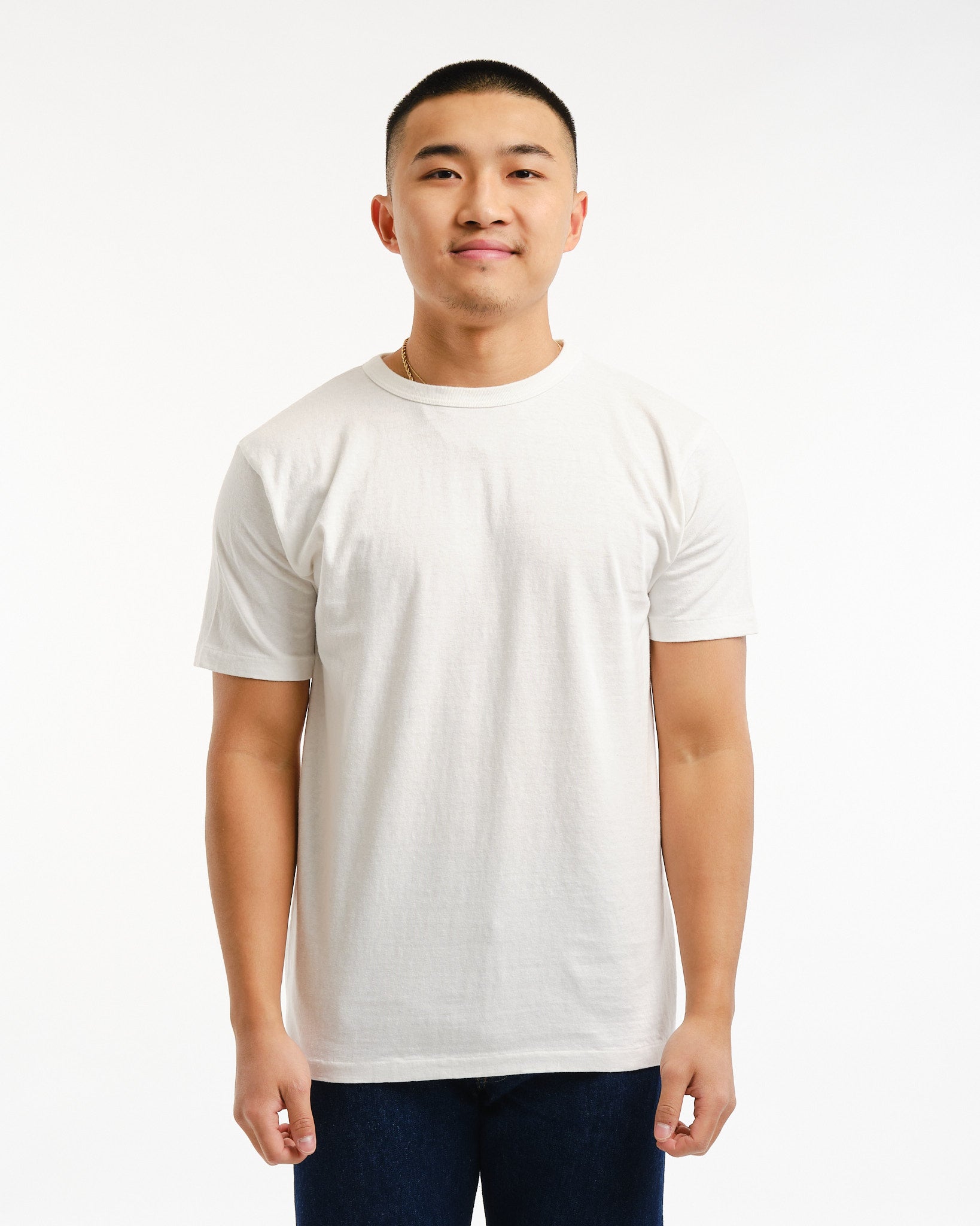Haleiwa SS T-Shirt Off White - Meadow