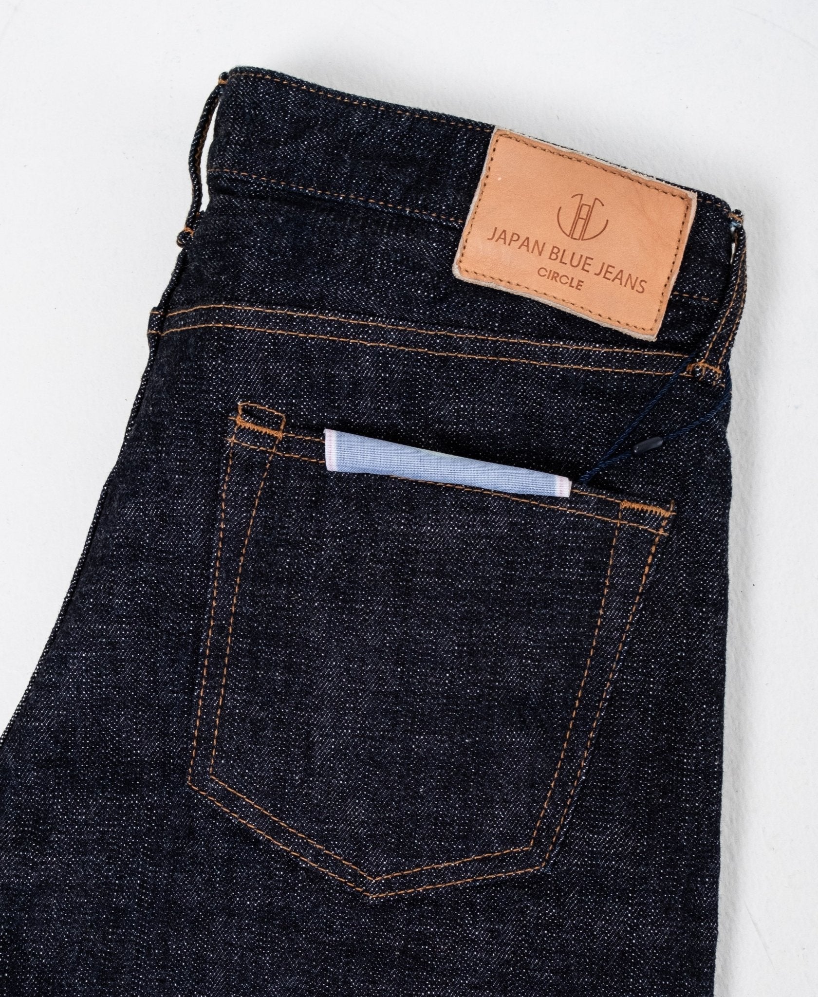 J266 Circle 16.5 oz Tapered Jeans by Japan Blue Jeans - Meadow