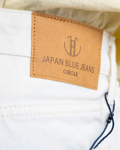 J370 Circle 14 Oz Straight White Jeans from Japan Blue Jeans - photo №5. New Jeans at meadowweb.com