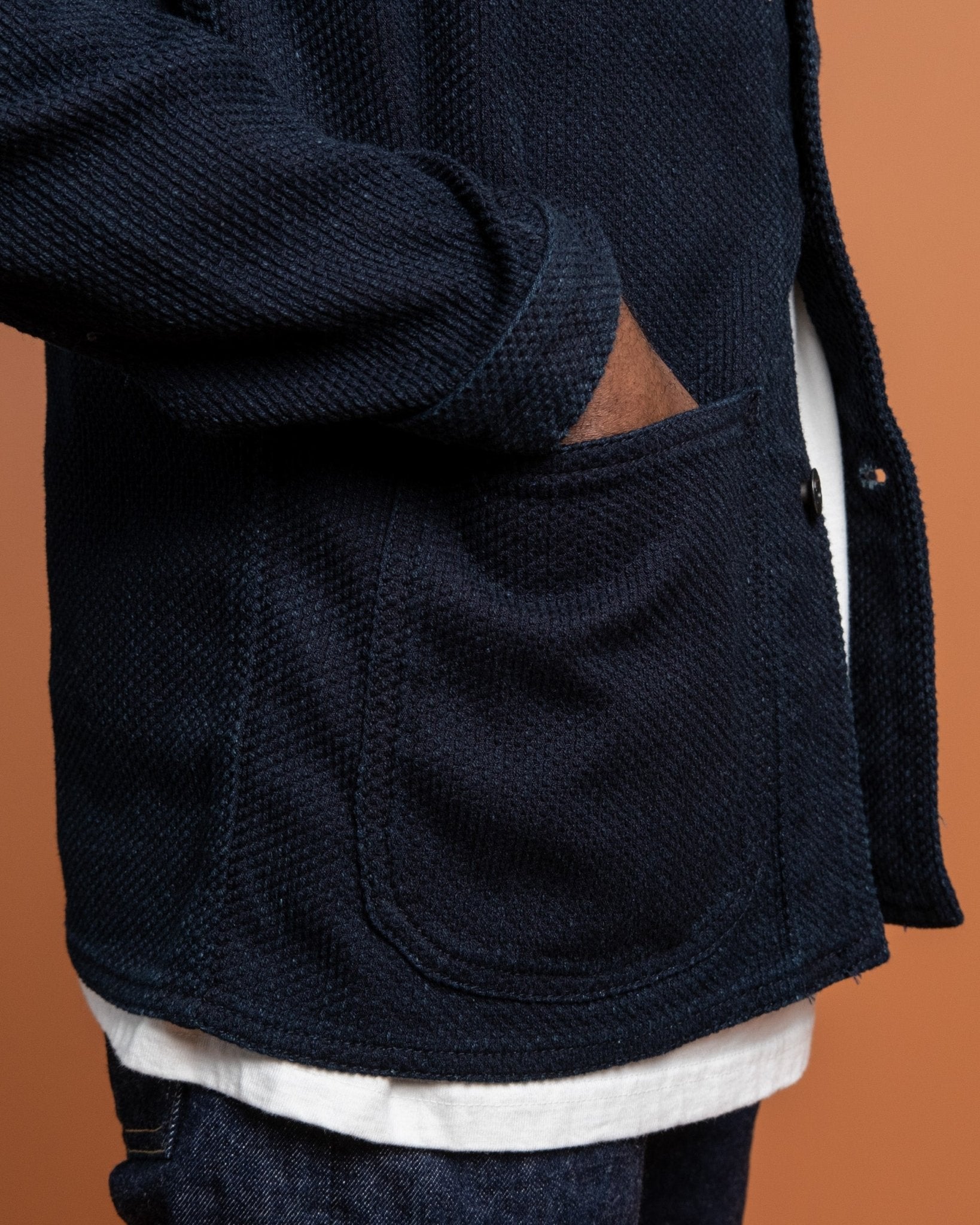 J7029J03 Sashiko Coverall Indigo by Japan Blue Jeans - Meadow