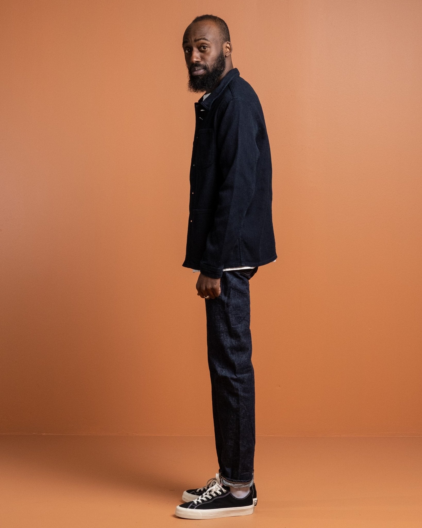 bow.a ボウエー　デニムジャケット　Indigo bow.a ボウエーデニムジャケットIndigo