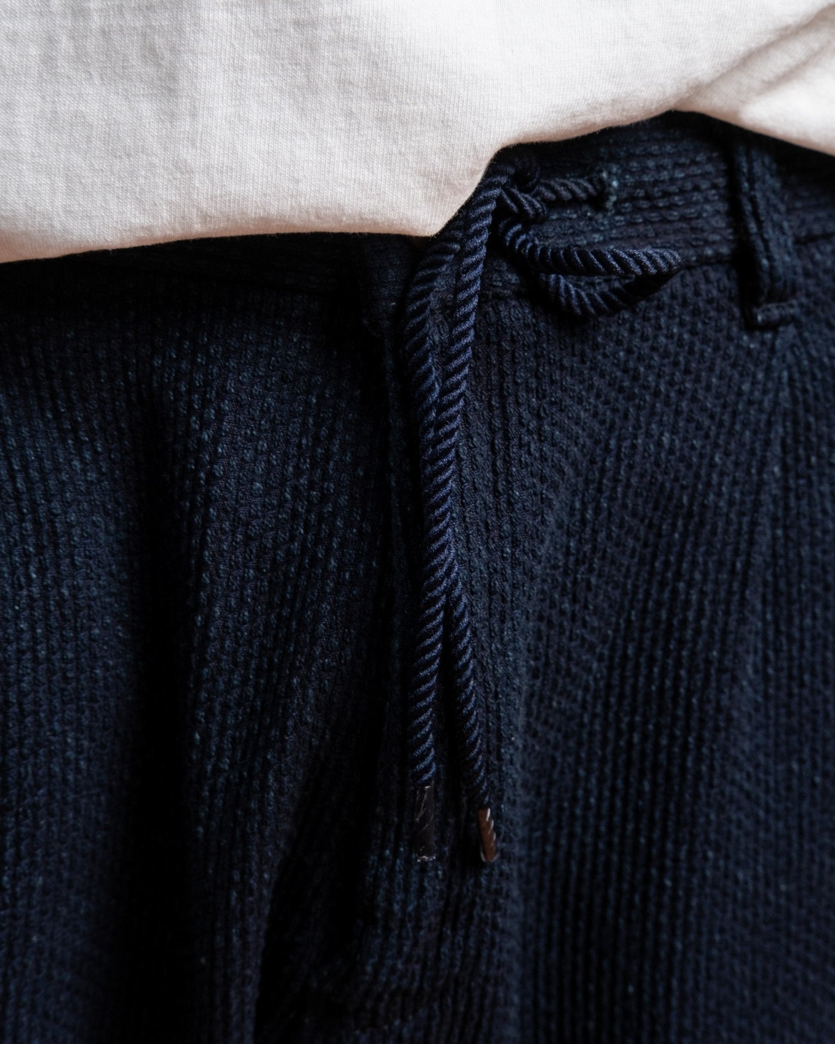 JBPT10043A Sashiko Easy Tapered Pants by Japan Blue Jeans - Meadow