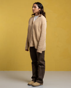 Knitted Cardigan Beige Faux Cord W from Our Legacy - photo №10. New Cardigans at meadowweb.com